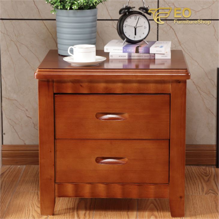 Solid Wood Bedside Table