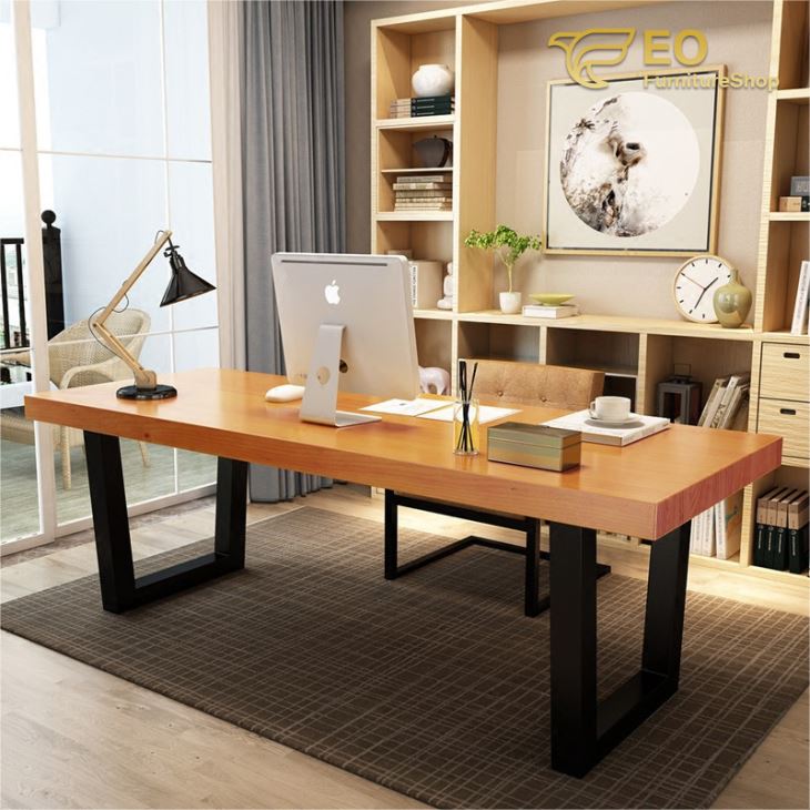 Solid Wood Computer Desk