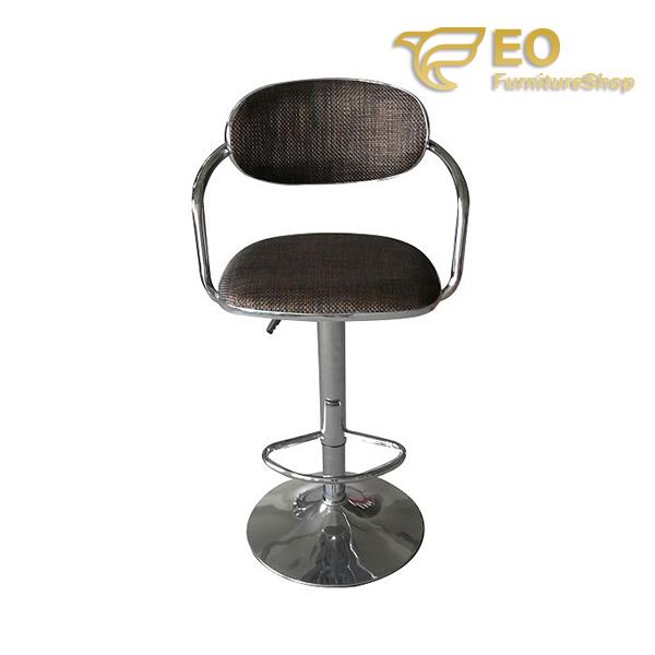 Armrest Rugged Fabric Bar Chair