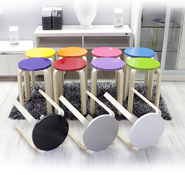 Colored Round Stools