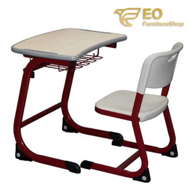 Steel Structural School Desk And Chair