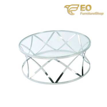 White Glass Coffee Table