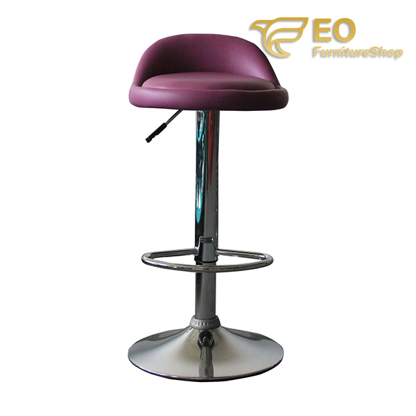 Swivel PU Low Back Bar Chair